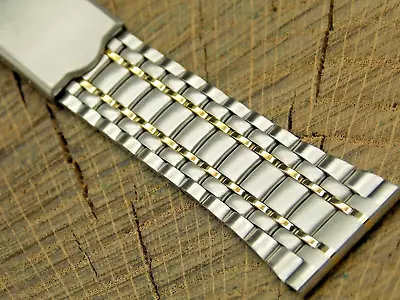 20mm Deployment Clasp 2 Tone Stainless NOS Unuse Vintage Watch Band Cardinal • $44.53