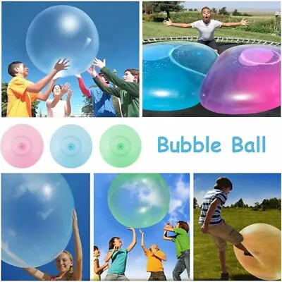 1X 40-120CM Super Soft Wubble Bubble Ball Toy Firm Ball Stretch Bubble Big Balls • $9.45