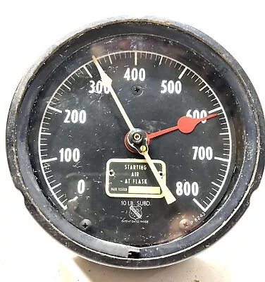 Vintage Ashcroft Train Air Brake Gauge • $34