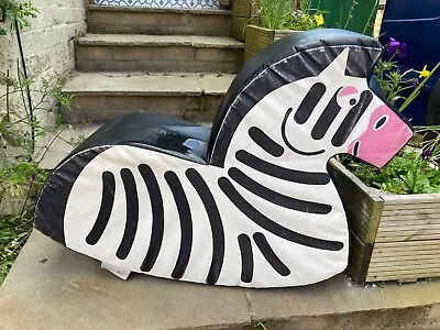 £29.95 • Buy Commercial Soft Play Zebra Rocker By Implay - Used Good Condition - Southampton