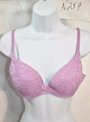 Victoria's Secret Lace Push-Up Bra Size 34C Angels Secret Embrace • $15.99