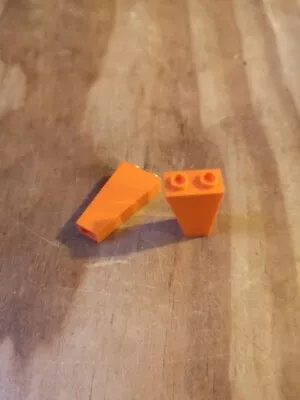 2449 Slope Inverted 75° 2x1x3 Building Pieces & Parts 2x  Orange Good Quality • £1.70