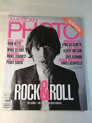 American Photo Magazine May June 1996 Vol 7 No 3 Jagger Lennon Madonna Morrison • $17.68