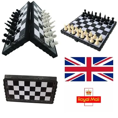 £3.49 • Buy New Magnetic Folding Chess Board Portable Set High Quality Games Camping Travel 