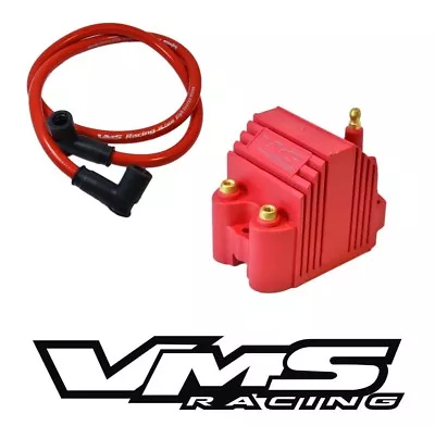 Vms Racing High Voltage Spark Performance Blaster Ignition Coil + Wire For Honda • $54.95