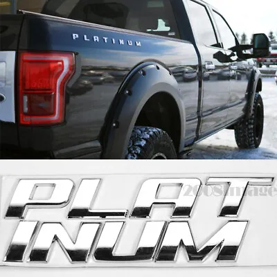 3D Metal Raised Chrome Emblem Badge Letters NamePlate For Ford F150 F250 F350 • $19.99