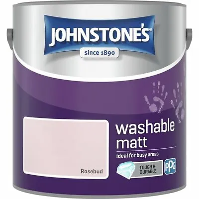 Johnstone's Emulsion Paint 5L/2.5L - Silk Matt Softsheen ALL COLOURS • £19.99