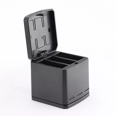 TELESIN 3-Slot USB Battery Charger / Battery Storage Box For GoPro HERO5/6/7/8 • $29.50
