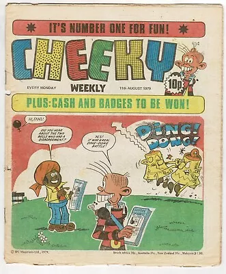 Cheeky Weekly Comic 11th August 1979 - Combined P&P • £1.25