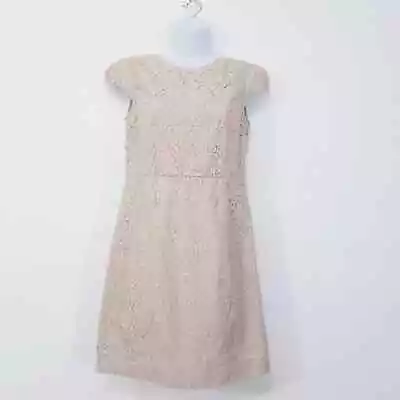 Elorie Cap Sleeves Low Back All Lace Dress Women Size Small Career Cocktail • $10