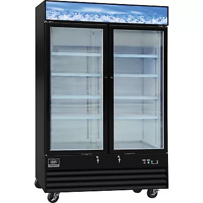 2 Door Merchandiser Freezer 45 Cu. Ft. 53-1/8 W X 31-7/8'D X 79-3/8 H • $3997.74