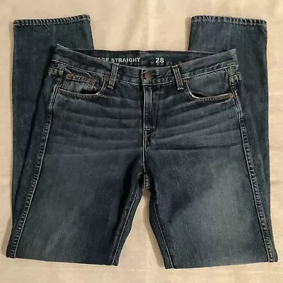 J Crew Women's Vintage Straight Jeans Medium Dark Sz 28 • $15.99