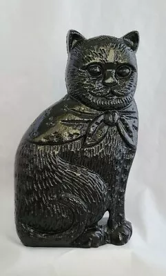 Artmark Cast Iron Black Cat Door Stop Halloween Vintage 1989 • $34.99