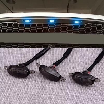 LED Front Grille DRL Running Light Ice Blue Fit For Ford F-150 Raptor 2010-2018 • $15.79