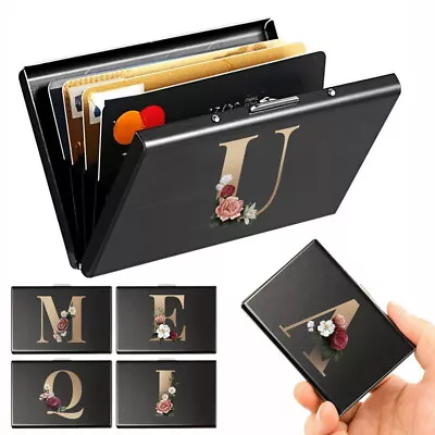 £5.49 • Buy RFID Blocking Credit Card Holders Aluminum Protector Metal Wallet Thin Case Box