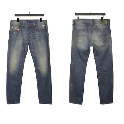£41.99 • Buy Men Diesel Larkee-T Jeans Blue Cotton Slim Fit Size W32 L32 JJE537