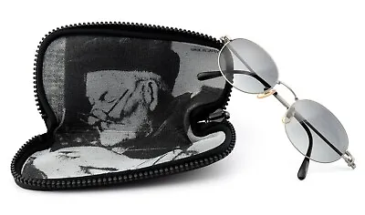 Yohji Yamamoto Sunglasses Oval 51-5105 50-19 Silver Oval 1990s Japan Y3 Yōji • $530.94