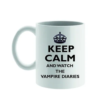 Personalised Ceramic Mug – Keep Calm And Watch TV Show Design • £10.95