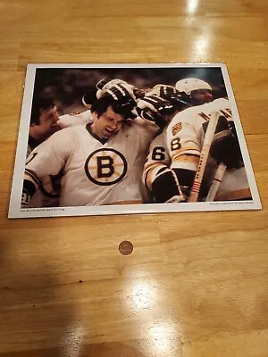 Boston Bruins Hockey Poster/Photo - Vintage 1970's  • $14.95