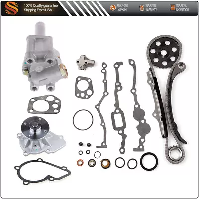 For 89-97 2.4L Nissan 240SX D21 Pickup Timing Chain Kit Water & Oil Pump KA24E • $64.75