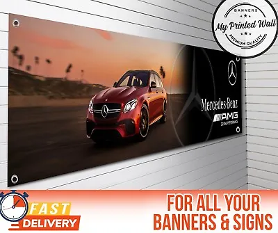 Mercedes-Benz AMG E63 Wagon Banner For WORKSHOP Garage SIGN Showroom • $20.84