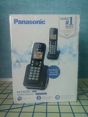 Panasonic DECT 6.0 Expandable Cordless Phone System KX-TGC352 New Open Box • $27.55