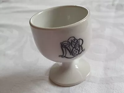 Vintage L N E R White Glazed China Egg Cup Made By Mintons • £20