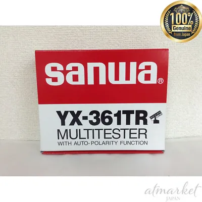 NEW Sanwa Electric Meter Analog Multi Tester Multifunctional YX - 361 From JAPAN • £79.57