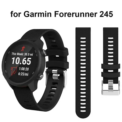 Sports Silicone Replacement Watch Band Strap For Garmin Forerunner 245/245 Music • $13.09