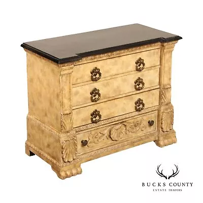 Italian Renaissance Style Tessellated Marble Top Commode • $795