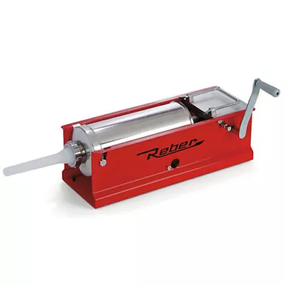 $419.98 • Buy Reber 5kg Capacity 2 Speed Sausage Filler / Stuffer Made In Italy + Funnels