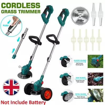 For Makita 18V Battery Cordless Strimmer Grass Trimmer Edger Weed Brush Cutter • £36