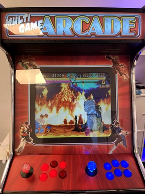 £795 • Buy 645-in-1 Retro Coin Operated Arcade Machine - Street Fighter 2 Graphics - USED