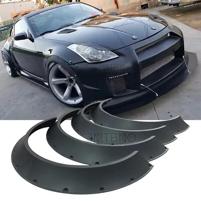 4Pcs Fender Flares Extra Wide Body Kit Wheel Arches 84cm For Nissan 350z 370z  • $170