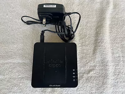 Cisco SPA122 ATA  Router 2 Port VOIP With Power Cord. • $25