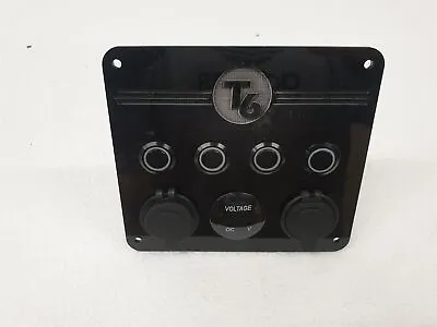 Switch Panel VW T6 Etched USB 12V Control Voltage Monitor Camper Motorhome • $84.62