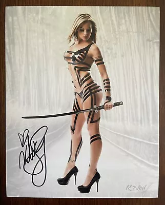 Velvet Sky SIGNED 8x10 SEXY Color Photo - TNA Knockout! NWA • $25