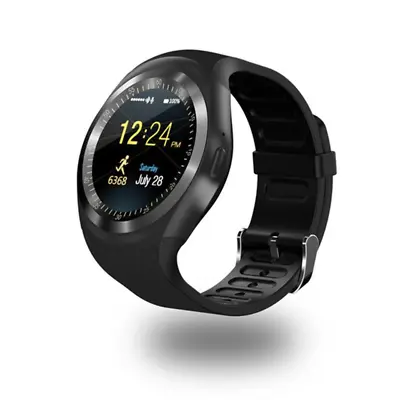 696 Bluetooth Y1 Smart Watch Relogio Android Smartwatch Phone Call SIM TF Camera • £38.38