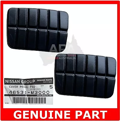 GENUINE Nissan Navara D21 D22 Clutch And Brake Pedal Rubber Pad Pair • $17.95