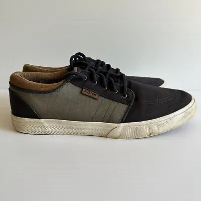Kustom Remark 2 Shoes Mens Navy Grey Tan Casual Sneaker Athletic Skater Size 8 • $29