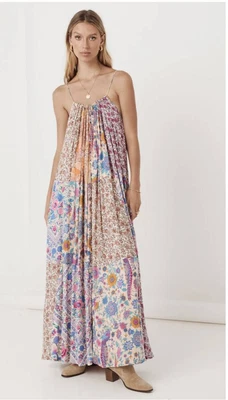$249 • Buy SPELL  Renew Patchwork Boho Dress