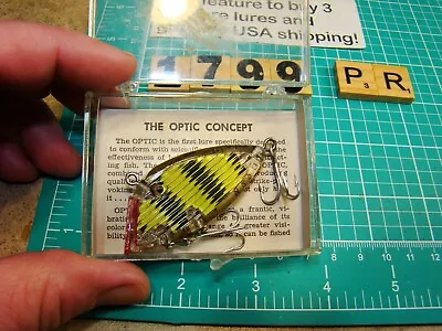 V1799 Pr Vintage South Bend Optic Fishing Lure New With Box • $29.95
