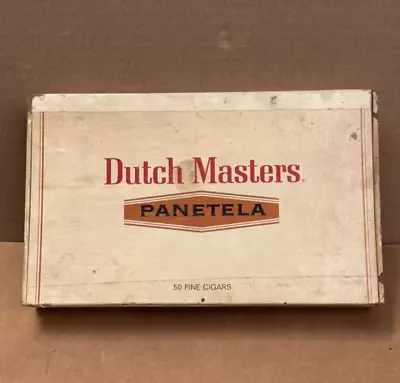 Vintage Dutch Masters Panetela Cigar Box Collectible Americana Empty Box • $14.99