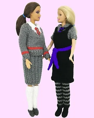 £2.99 • Buy KNITTING PATTERN 223: 2 Barbie School Uniforms - Hogwarts And Worst Witch Styles