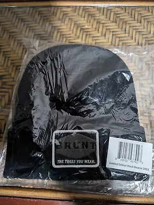 Brunt Workwear Limited Edition Beanie - Black 2022 New In Bag • $25