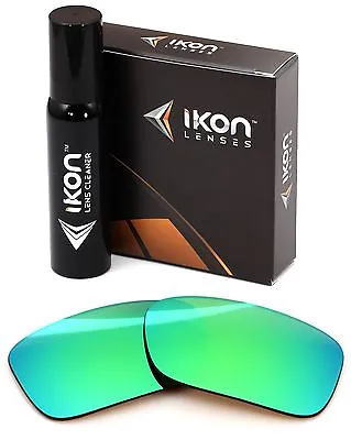 Polarized IKON Iridium Replacement Lenses For Oakley Crankcase Green Mirror • $35.90