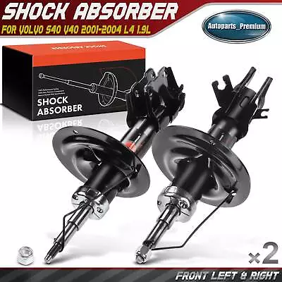 2x Front Driver &Passenger Shock Absorber For Volvo S40 V40 2001-2004 L4 1.9L • $81.99