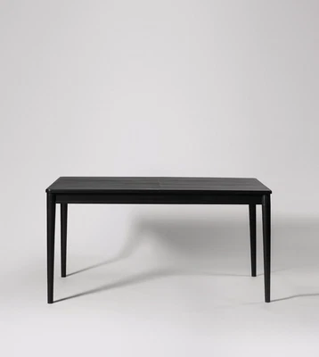 £139.99 • Buy Swoon Reyna Charcoal Mango Wood & Brass Dining Table - RRP £599