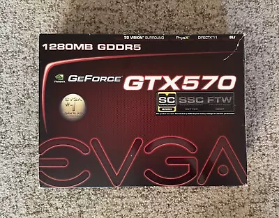 EVGA NVIDIA GeForce GTX 570 • $50