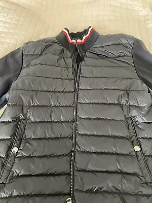 Navy  Moncler Jacket / Cardigan Puffer And Cotton • $250